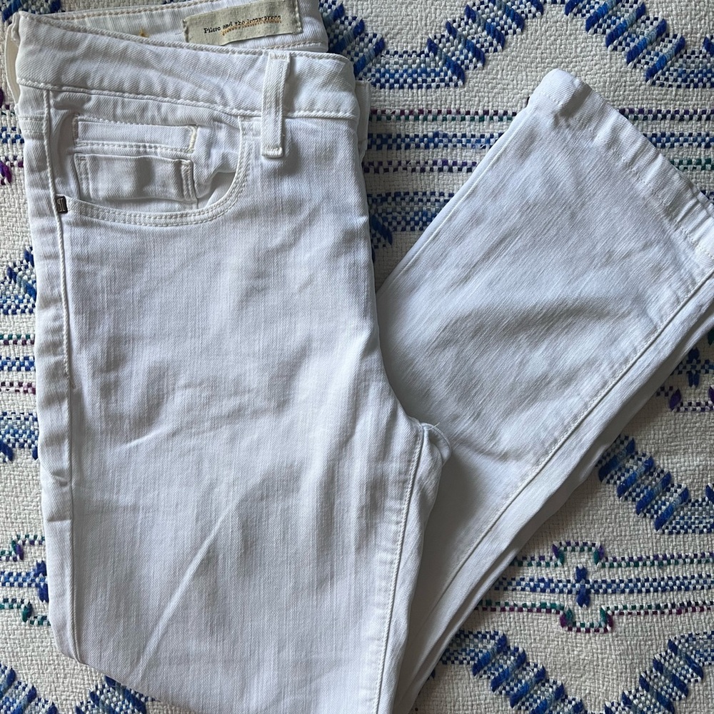 Pilcro and The Letterpress White Skinny Jean